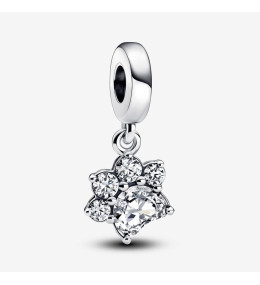 Le Charm pendentif, Pandora moments, patte d'animal brillante, en argent 925/1000 792247C01.