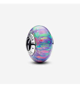 Le Charm Pandora moments, Verre de Murano violet opalescent, Argent 925/1000, 791691C05