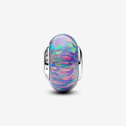 Le Charm Pandora moments, Verre de Murano violet opalescent, Argent 925/1000, 791691C05