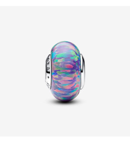 Le Charm Pandora moments, Verre de Murano violet opalescent, Argent 925/1000, 791691C05