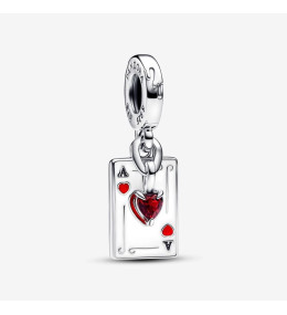 Le Charm pendentif Pandora moments, Double Les Méchants de Disney Reine de Cœur, Argent 925/1000, 793420C01