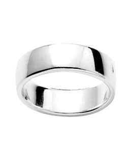 Les bagues ARGENT by Stauffer - Alliance argent 925/1000, largeur 5 mm, by Stauffer