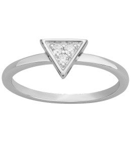 Bague Argent 925/1000 et 3 oxydes de zirconium by Stauffer Ref. 70100834