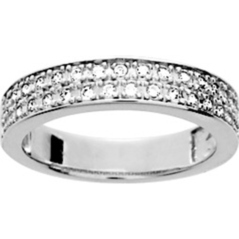 La Bague argent 925/1000 et oxydes de zirconium by Stauffer