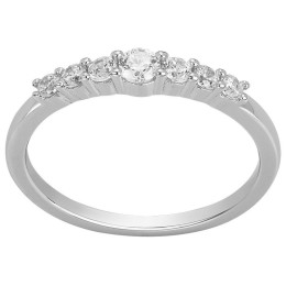 La Bague argent 925/1000 et oxydes de zirconium by Stauffer