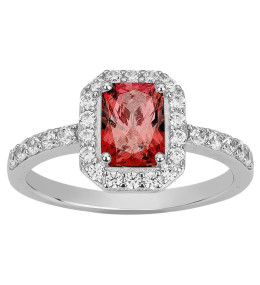 La Bague argent 925/1000, spinelle et oxydes de zirconium by Stauffer