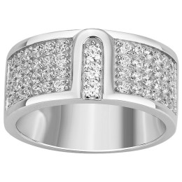La Bague argent 925/1000 et oxydes de zirconium by Stauffer