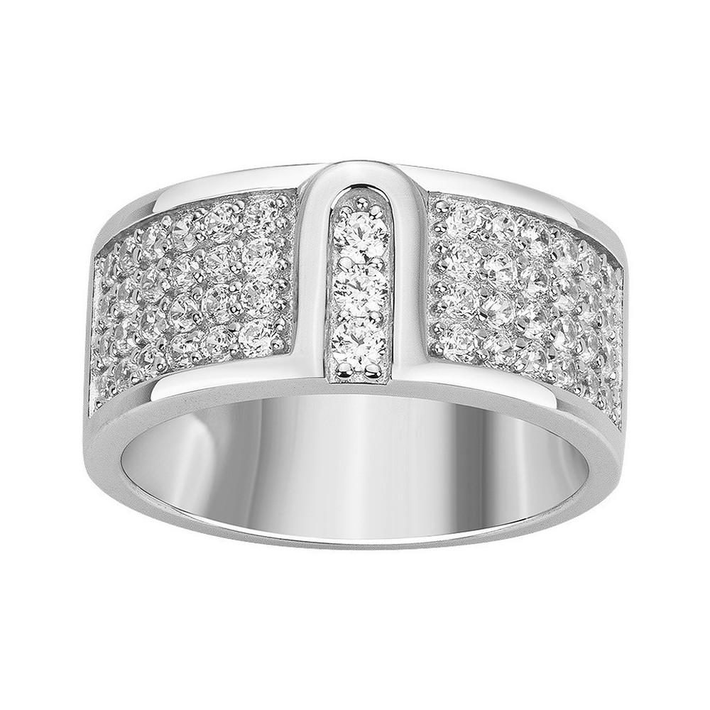 La Bague argent 925/1000 et oxydes de zirconium by Stauffer