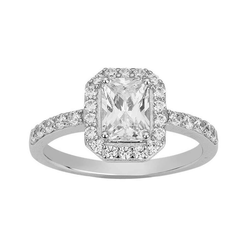 La Bague argent 925/1000 et oxydes de zirconium by Stauffer