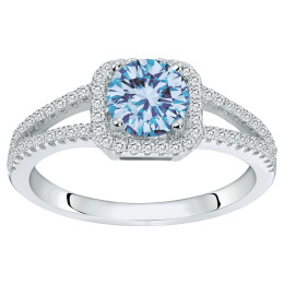 La Bague argent 925/1000, spinelle et oxydes de zirconium by Stauffer