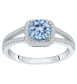 La Bague argent 925/1000, spinelle et oxydes de zirconium by Stauffer