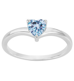 La Bague argent 925/1000, spinelle, by Stauffer