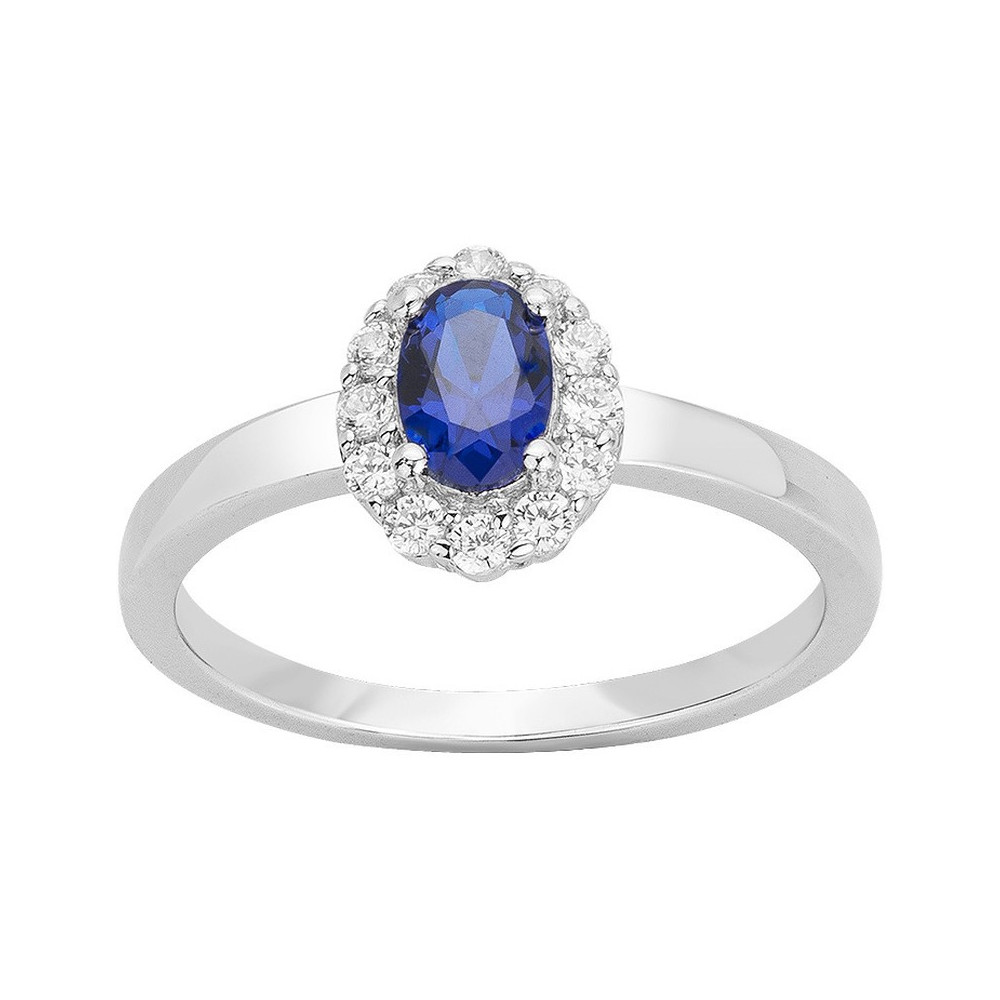 La Bague argent 925/1000, spinelle et oxydes de zirconium by Stauffer
