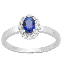 La Bague argent 925/1000, spinelle et oxydes de zirconium by Stauffer