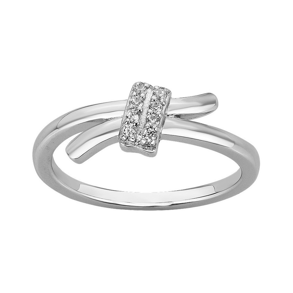 La Bague argent 925/1000 et oxydes de zirconium by Stauffer