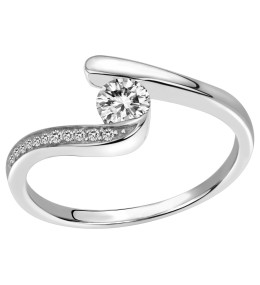 La Bague argent 925/1000 et oxydes de zirconium by Stauffer