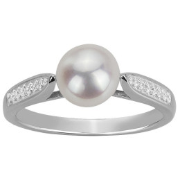 Les bagues ARGENT et perle de culture by Stauffer - 70100716-54
