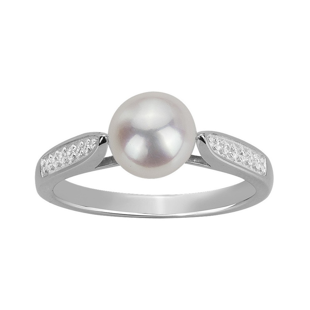 Les bagues ARGENT et perle de culture by Stauffer - 70100716-54