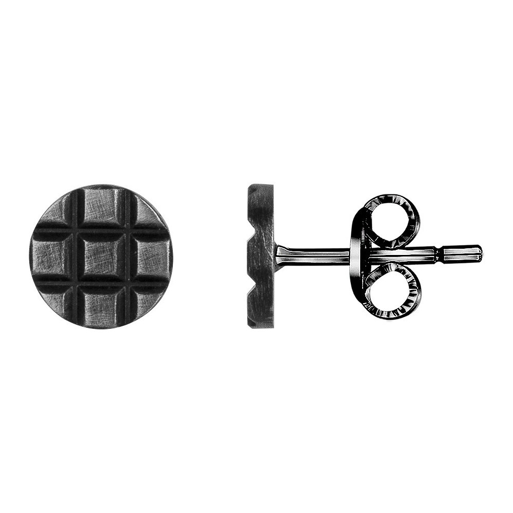 Les Boucles d'oreilles acier vintage PHEBUS FOR HIM 87-0040