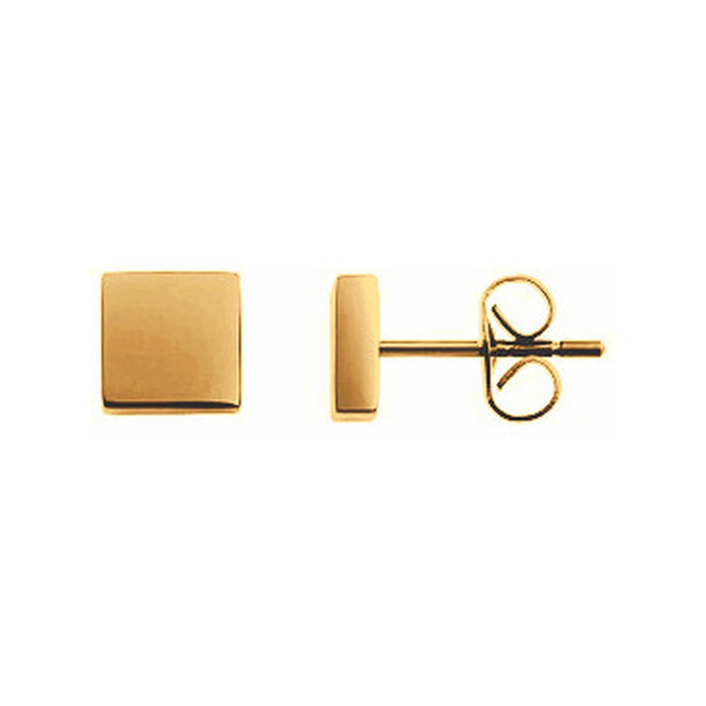 Les Boucles d'oreilles acier PVD jaune PHEBUS FOR HIM 87-0020
