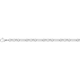 Le Collier femme acier, mailles jaseron alternées, by Stauffer
