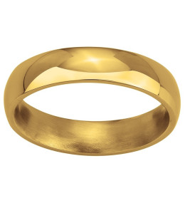 Bague Phebus Legend acier PVD jaune finition brillante Ref. 15-0412
