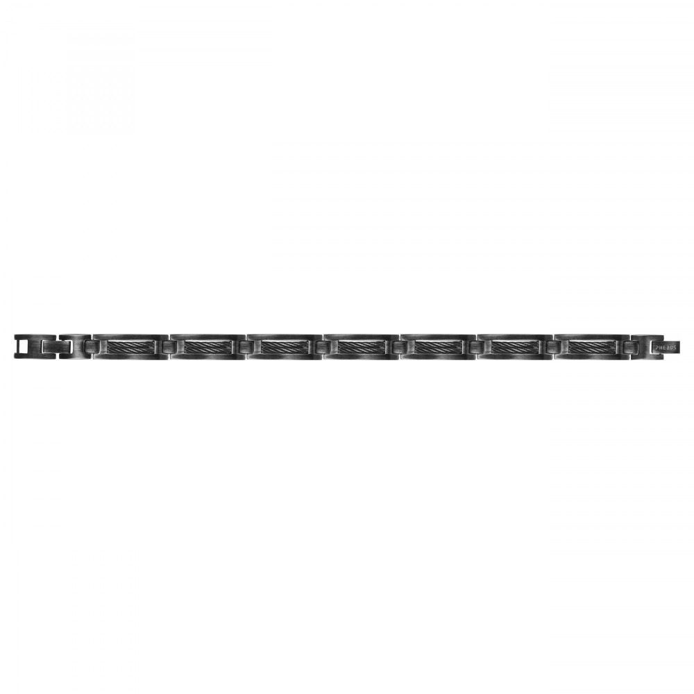 Le Bracelet acier, cable PHEBUS FOR HIM 35-0902