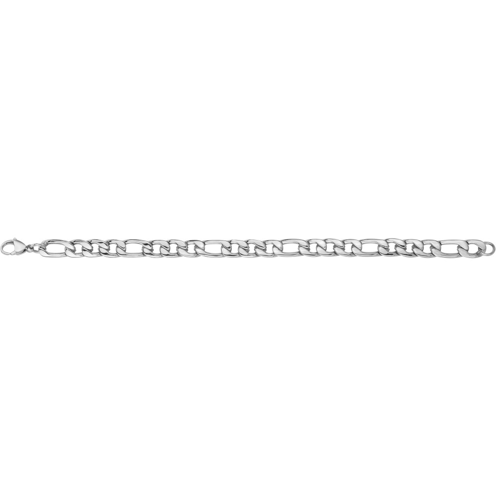 Bracelet acier mailles alternées 1+3, Phebus Legend Ref. 35-1168