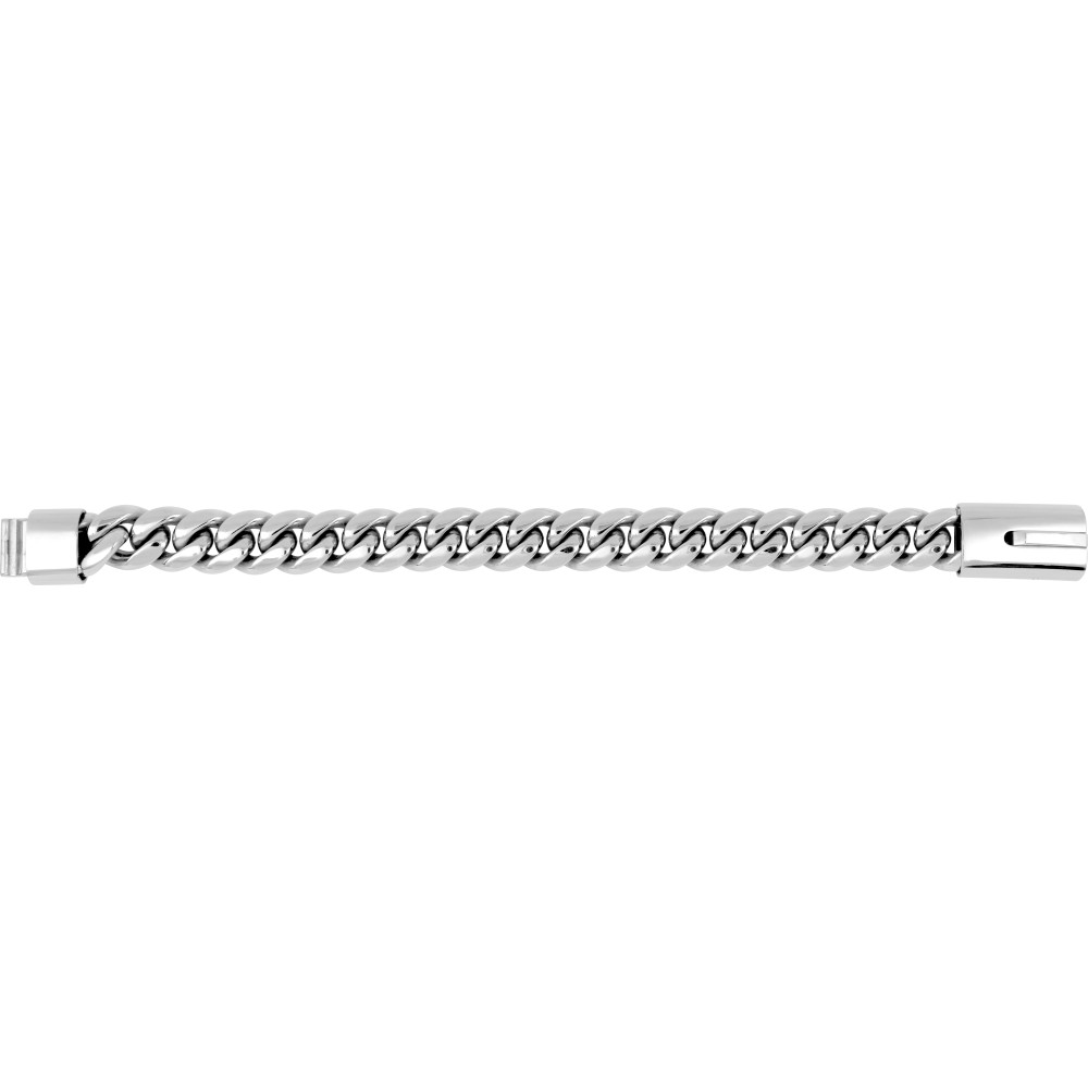 Le Bracelet homme acier 316L, mailles gourmette, by Stauffer