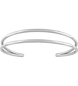 Le Bracelet rigide femme, acier, by Stauffer