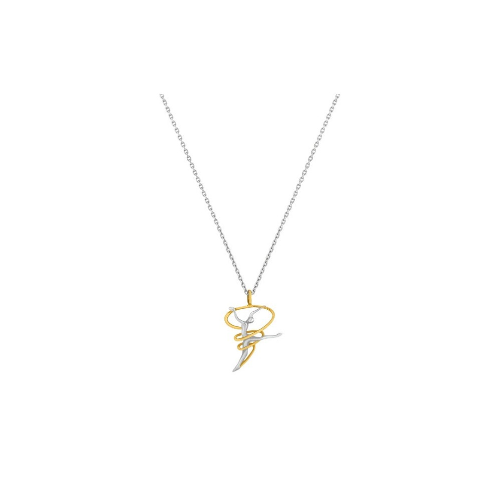Le Collier Jourdan Bijoux, Noua, argent 925/1000 bicolore, AJF210080N