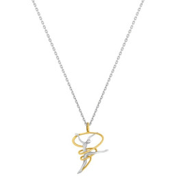 Le Collier Jourdan Bijoux, Noua, argent 925/1000 bicolore, AJF210080N