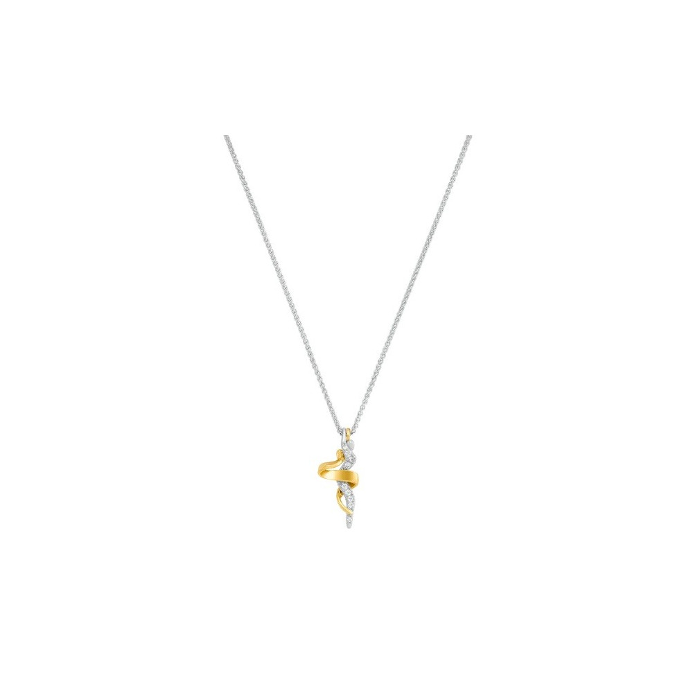 Le Collier Jourdan Bijoux, Tango, argent 925/1000 bicolore, AJF170159N