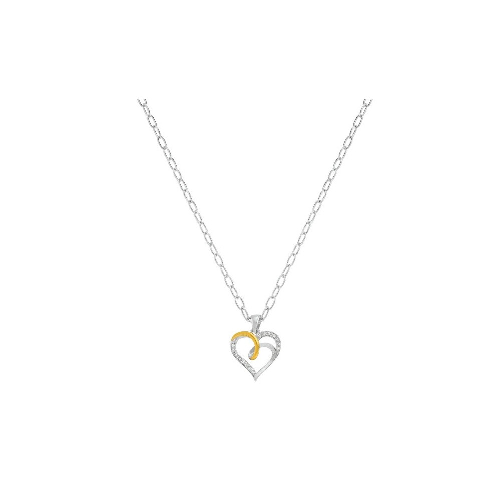 Le Collier Jourdan Bijoux, Ania, argent 925/1000 bicolore, AJF170157N