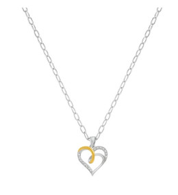 Le Collier Jourdan Bijoux, Ania, argent 925/1000 bicolore, AJF170157N