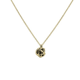 Collier Jourdan Bijoux Lantia, argent 925/1000 Doré et Hématite ABR 023