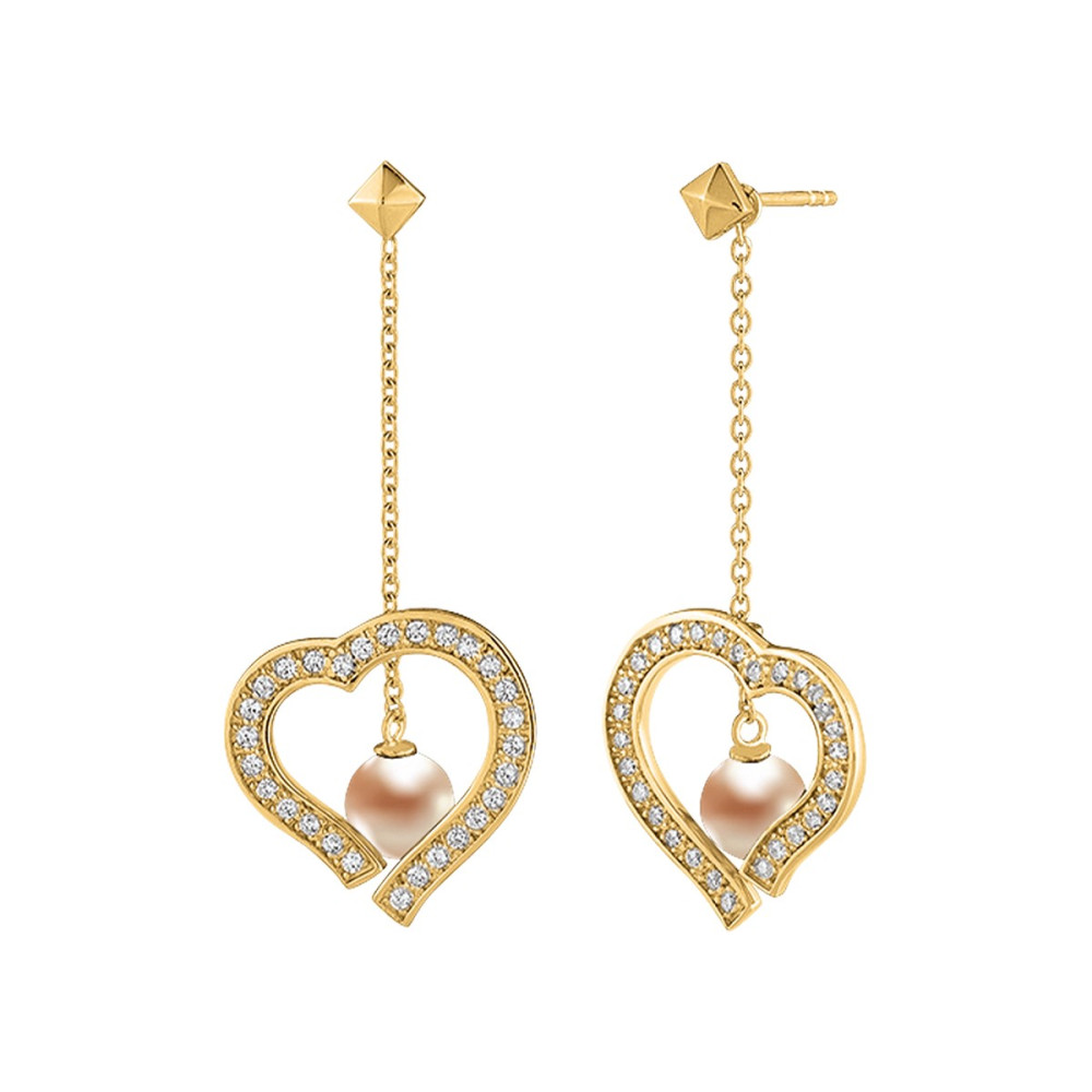 Boucles d'oreilles Femme DAISY AJF170061E Jourdan Bijoux - Collection ROUGE SENTIMENTO AMORE