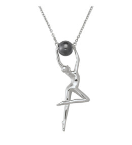 Collier Jourdan Bijoux Grace, argent 925/1000 et Hématite AMK 035
