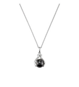 Collier Jourdan Bijoux Helicé, argent 925/1000  et Hématite AMK 079