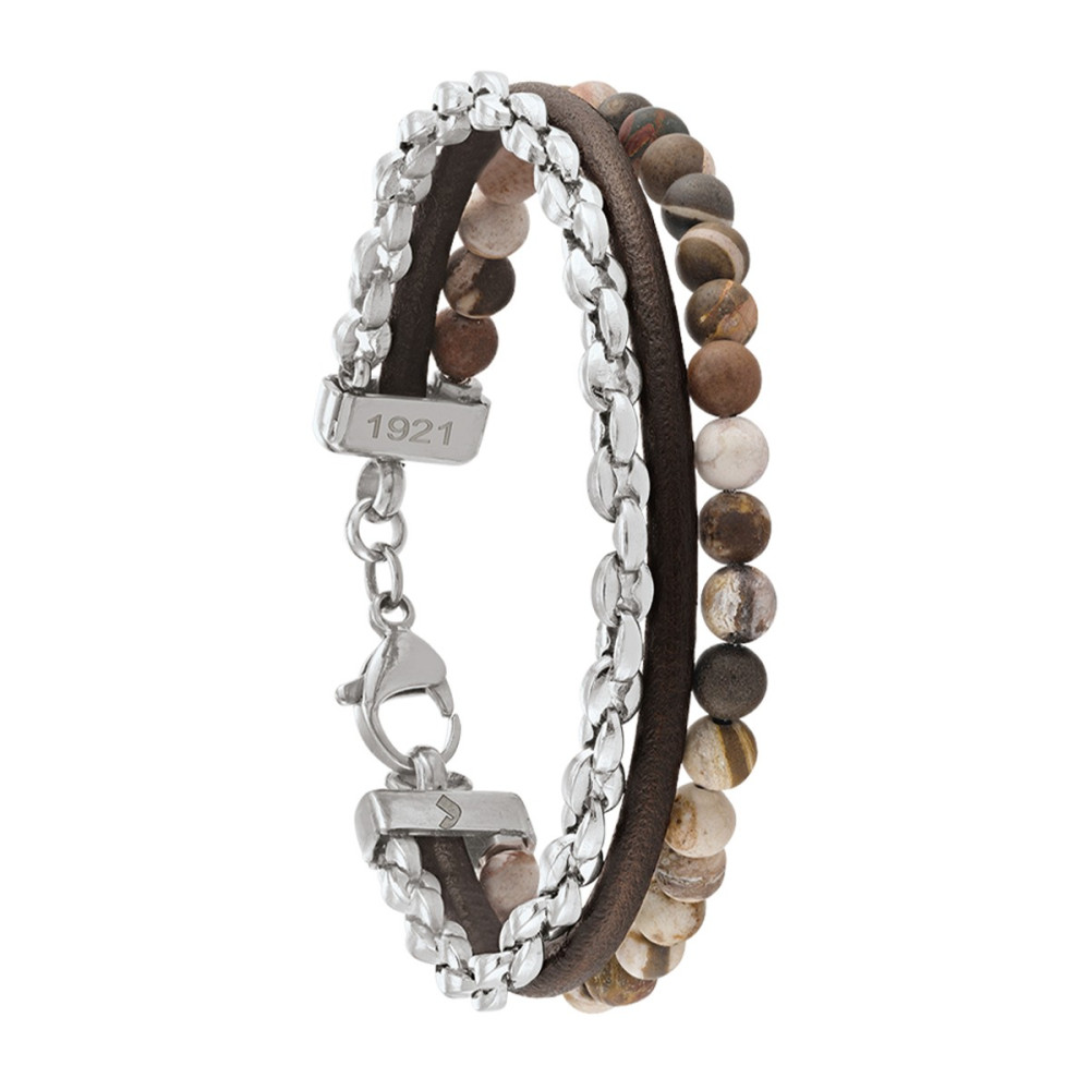 Bracelet Homme FUSION JH150003B Jourdan Bijoux - Collection HERITAGE NATUREL ROC