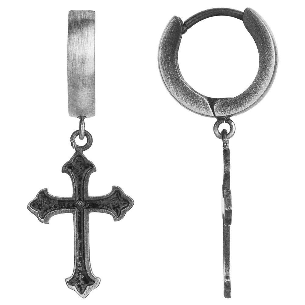 Boucles d'oreilles Créoles acier Phebus Legend Ref. 87-0034