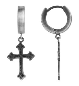 Boucles d'oreilles Créoles acier Phebus Legend Ref. 87-0034