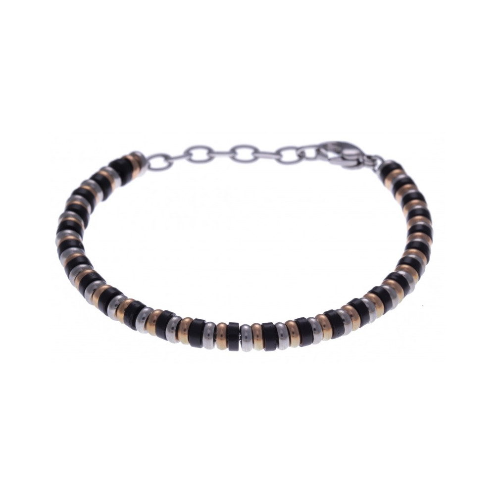Le Bracelet 3 tons acier by Stauffer