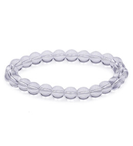 Bracelet pierres naturelles 8mm cristal de roche A