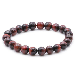 Bracelet pierres naturelles 8 mm oeil de taureau A