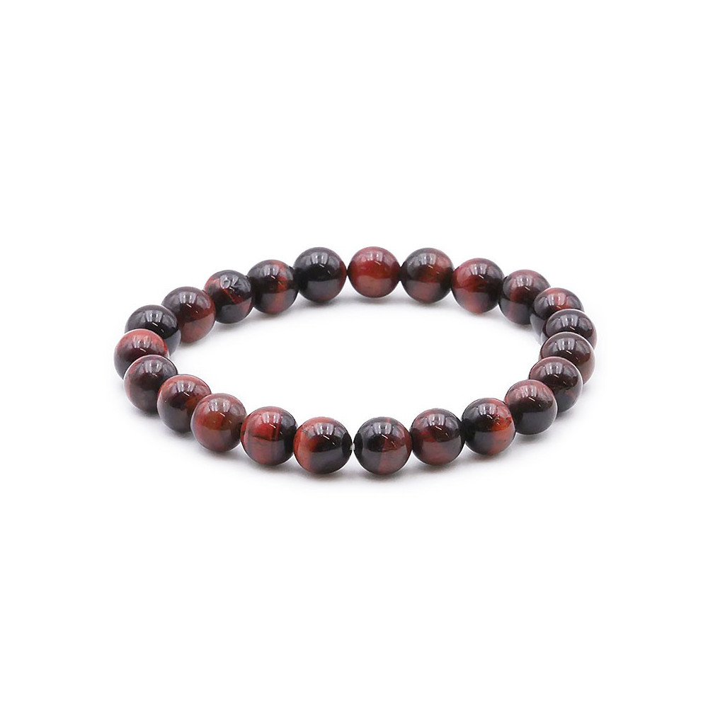 Bracelet pierres naturelles 8 mm oeil de taureau A