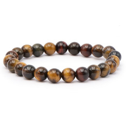 Bracelet pierres naturelles 8mm oeil multiple A