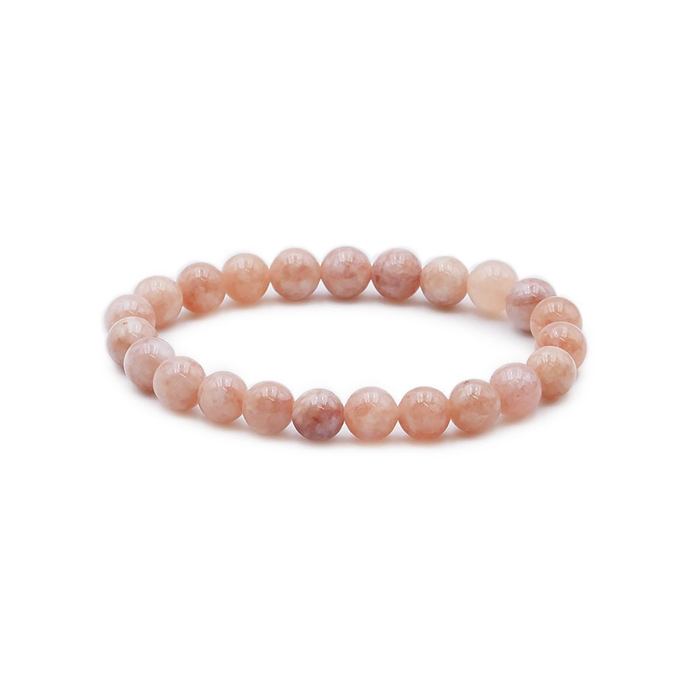 Bracelet pierres naturelles 8mm pierre de soleil B