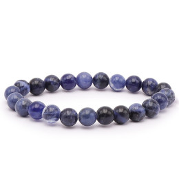 Bracelet pierres naturelles 8mm sodalite A