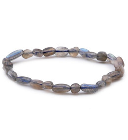 Bracelet pierres naturelles pierres roulées labradorite A